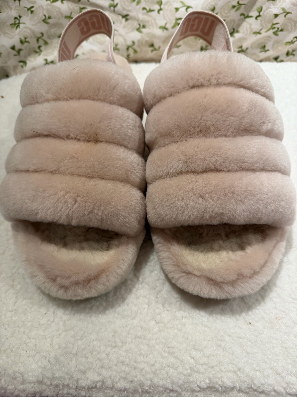 UGG Pink Fluff Yeah Slide Sandals